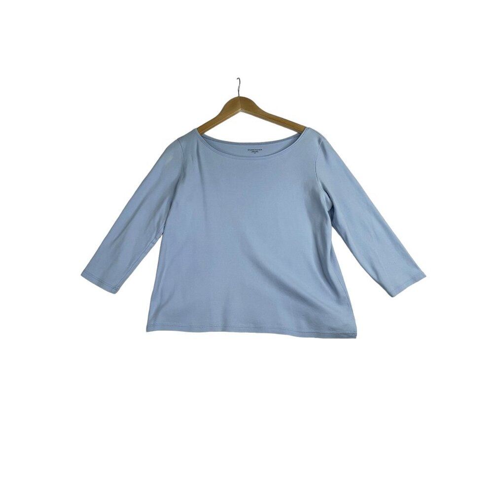 Eileen Fisher 3/4 Sleeve Shirt size Small AS IS